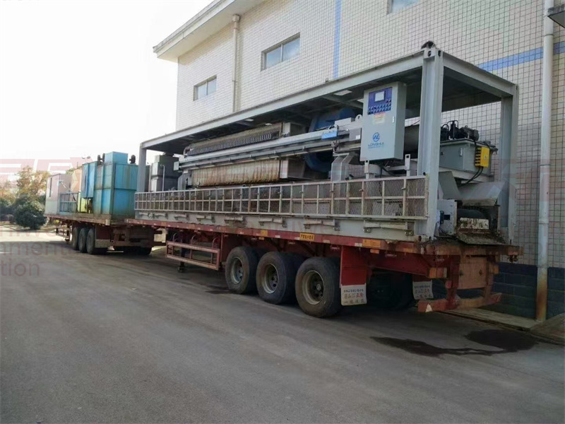 建筑工地移动式污泥脱水车出租